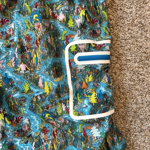 Fielder by Bonobos hybrid short/swim trunks. Zip pocket. Mesh lined. EUC. Fun - Picture 5 of 12